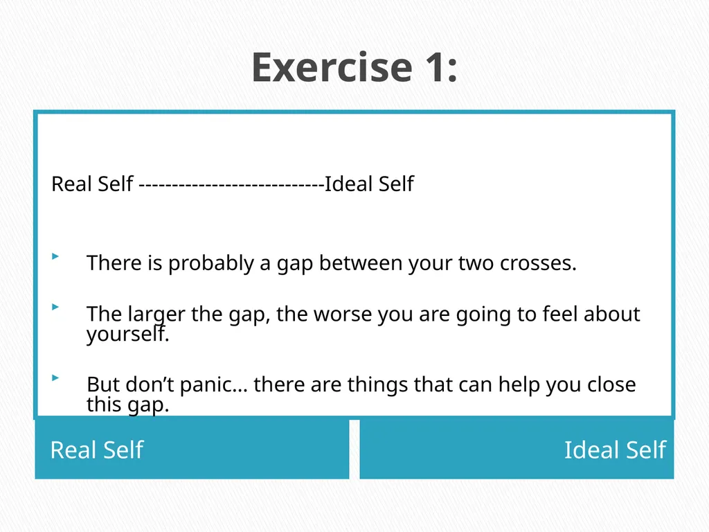 Difference Between; Real Self and Ideal Self Mr. - slide 9 of 11