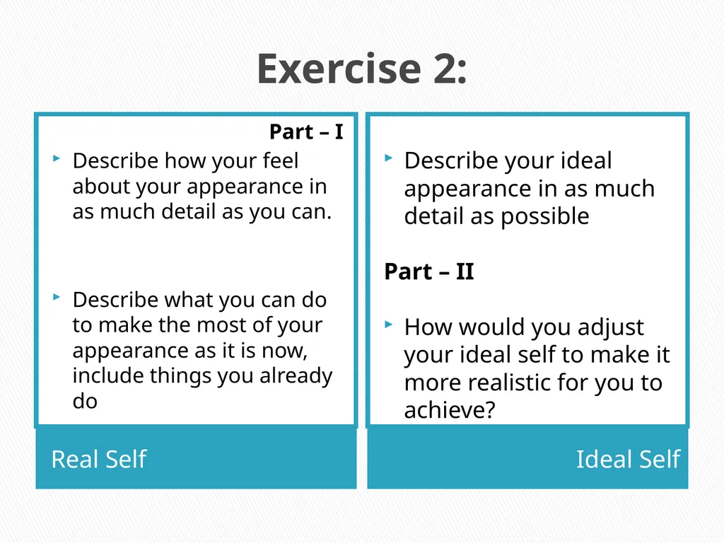 Difference Between; Real Self and Ideal Self Mr. - slide 10 of 11