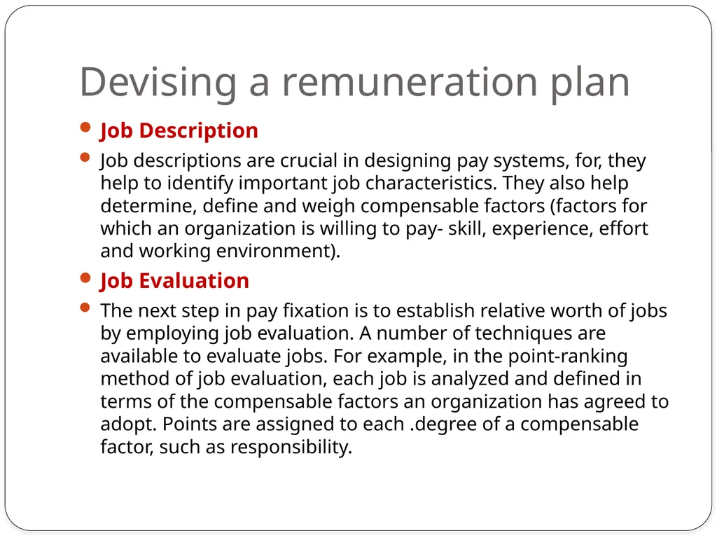 UNIT-3 IMPORTANCE OF IDEAL REMUNERATION SYSTEM - slide 16 of 24