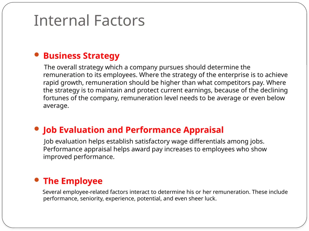 UNIT-3 IMPORTANCE OF IDEAL REMUNERATION SYSTEM - slide 6 of 24