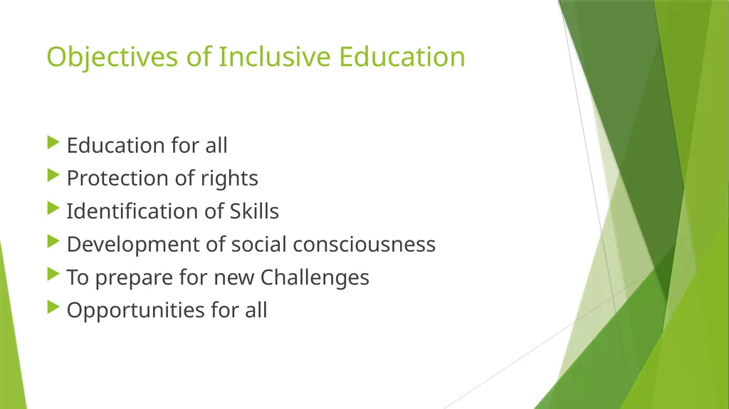Inclusive education Concept Meaning and Importance - slide 6 of 12