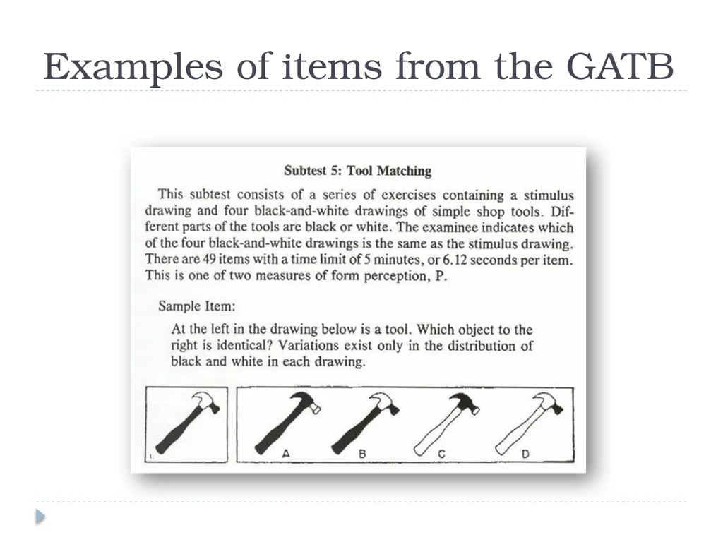 General Mental Ability John Manning Overview - slide 12 of 23