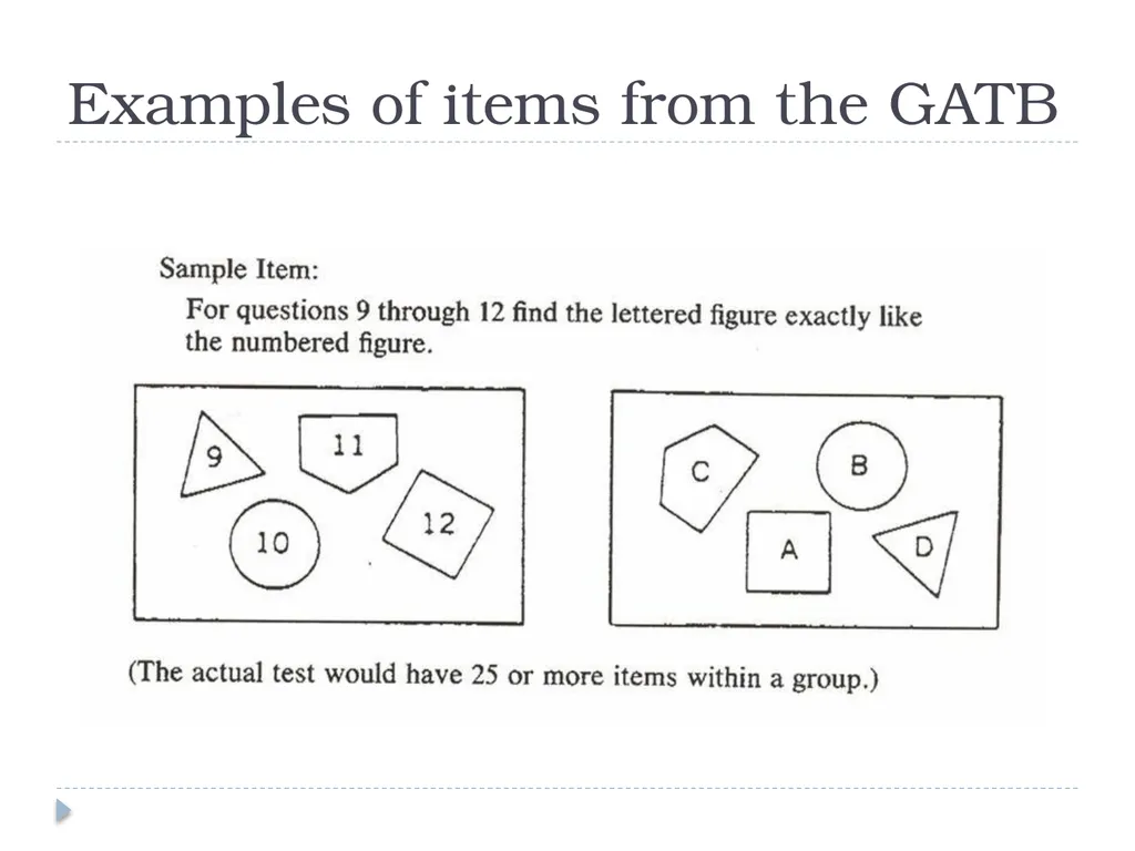 General Mental Ability John Manning Overview - slide 13 of 23