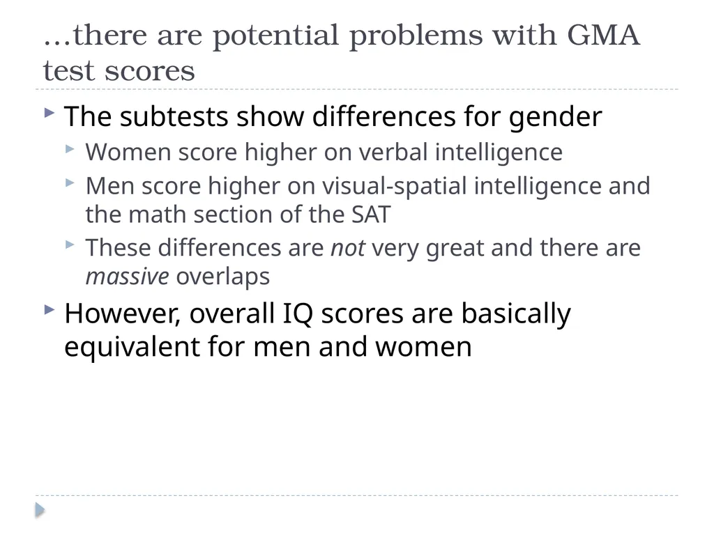 General Mental Ability John Manning Overview - slide 15 of 23