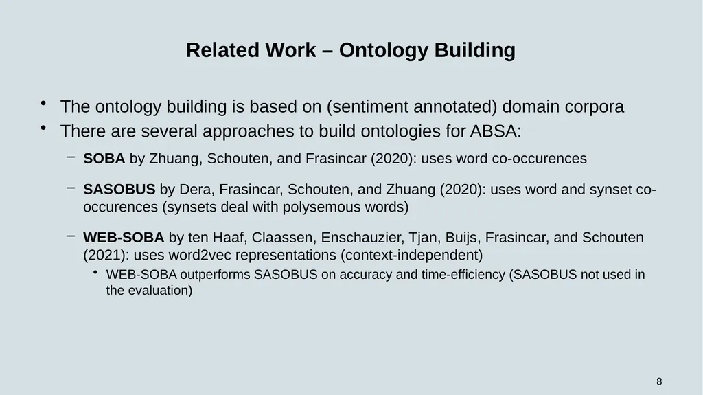 1 DCWEB-SOBA: Deep Contextual Word - slide 8 of 34
