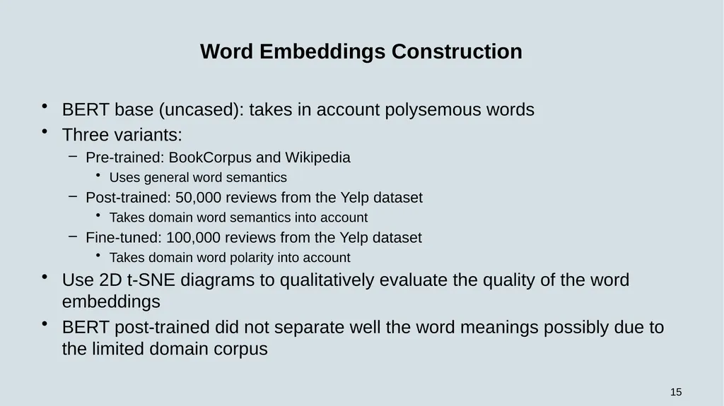 1 DCWEB-SOBA: Deep Contextual Word - slide 15 of 34