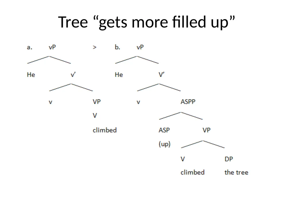 Changes in Aspect Elly van Gelderen Workshop - slide 21 of 77