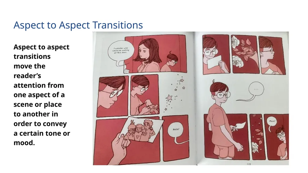 Panel to Panel Transitions in Comics With examples - slide 7 of 9