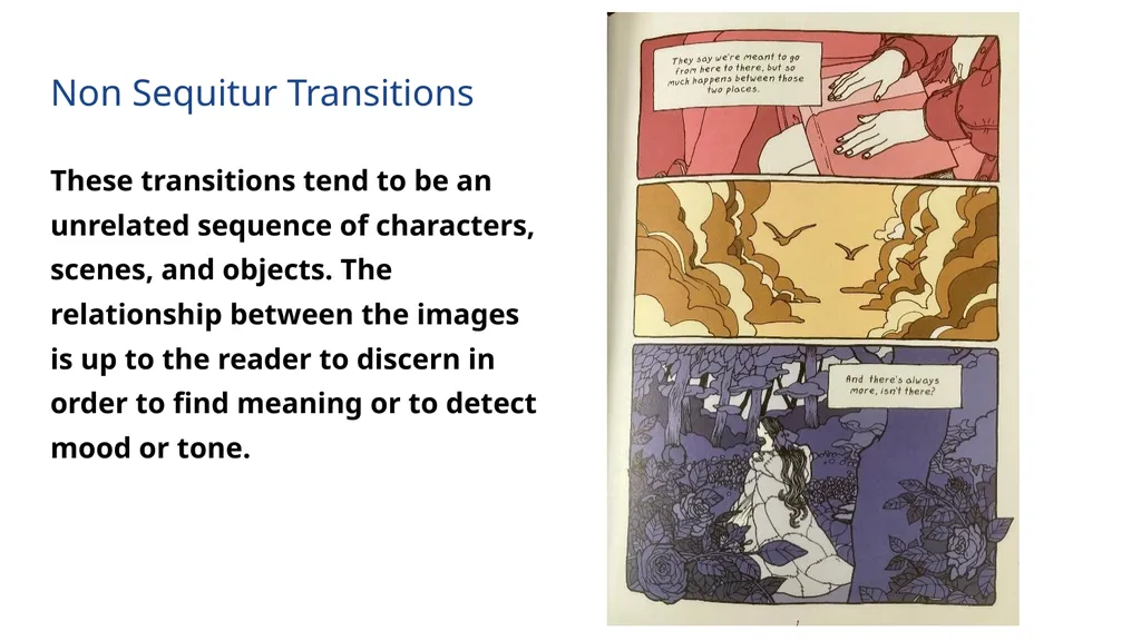Panel to Panel Transitions in Comics With examples - slide 8 of 9