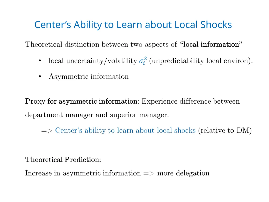 December 2019 Wouter Dessein Columbia University - slide 32 of 41