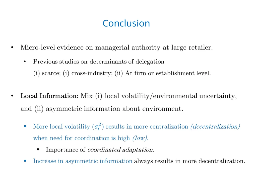 December 2019 Wouter Dessein Columbia University - slide 34 of 41