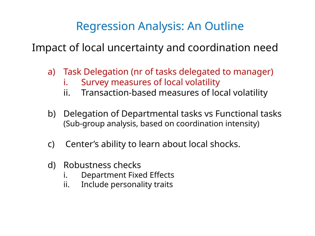 December 2019 Wouter Dessein Columbia University - slide 20 of 41