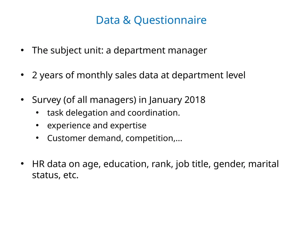 December 2019 Wouter Dessein Columbia University - slide 10 of 41