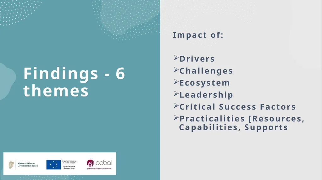 Insights into an emerging social enterprise - slide 4 of 16