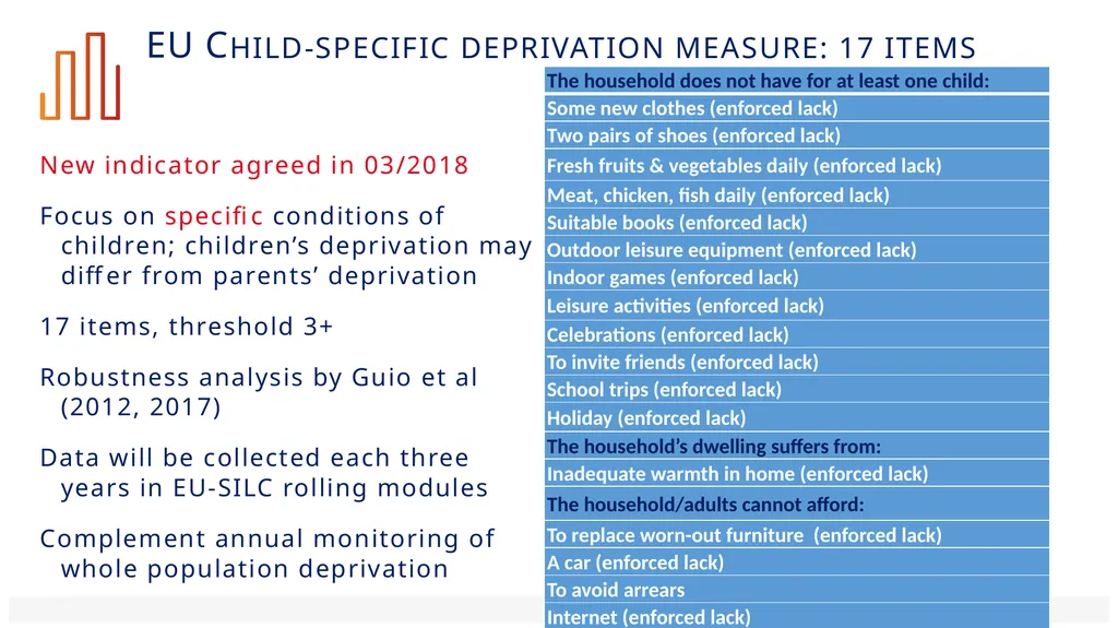 Labour income, social transfers and child poverty - slide 9 of 22