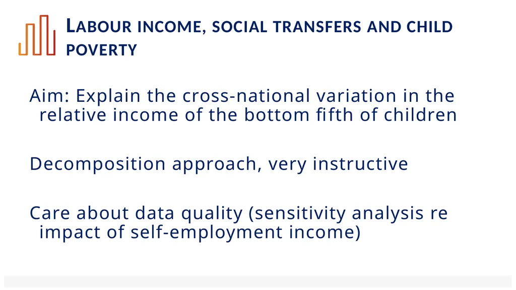 Labour income, social transfers and child poverty - slide 2 of 22