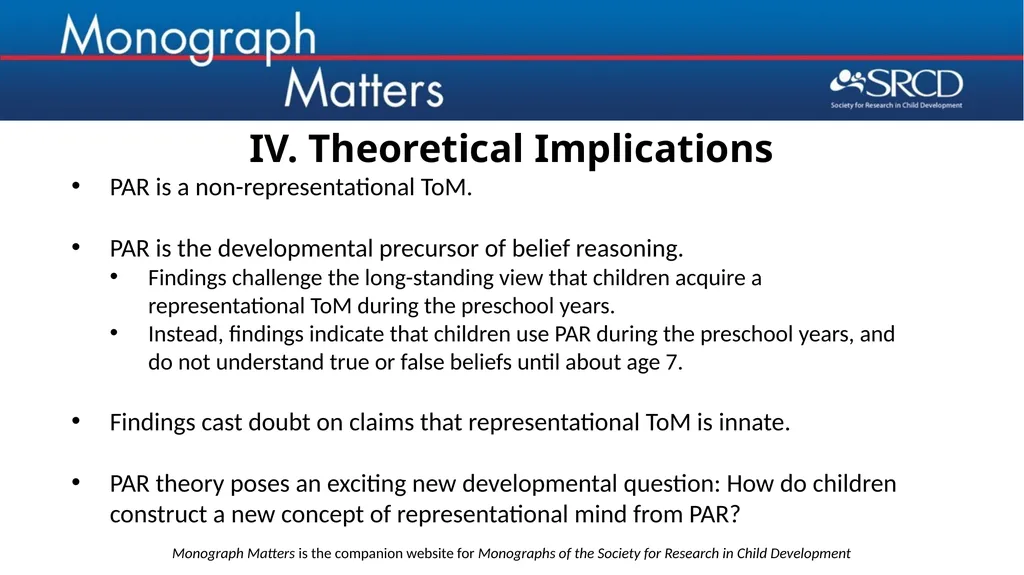 For this issue, visit doi.org/10.1111/mono.12432 - slide 25 of 27