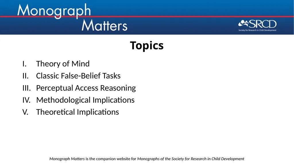 For this issue, visit doi.org/10.1111/mono.12432 - slide 3 of 27