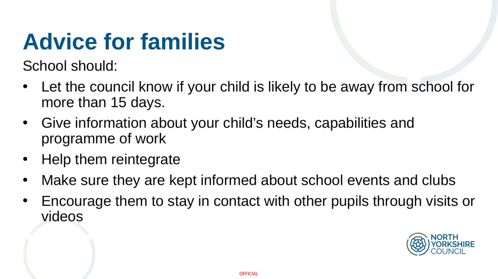 Arranging education for children who cannot attend - slide 19 of 30