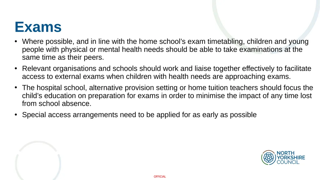 Arranging education for children who cannot attend - slide 15 of 30