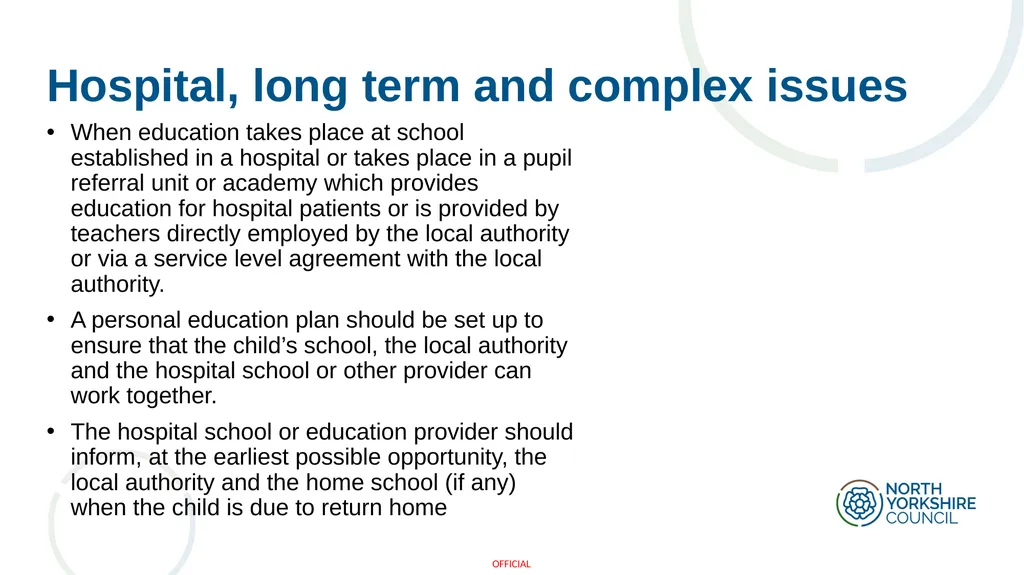 Arranging education for children who cannot attend - slide 17 of 30