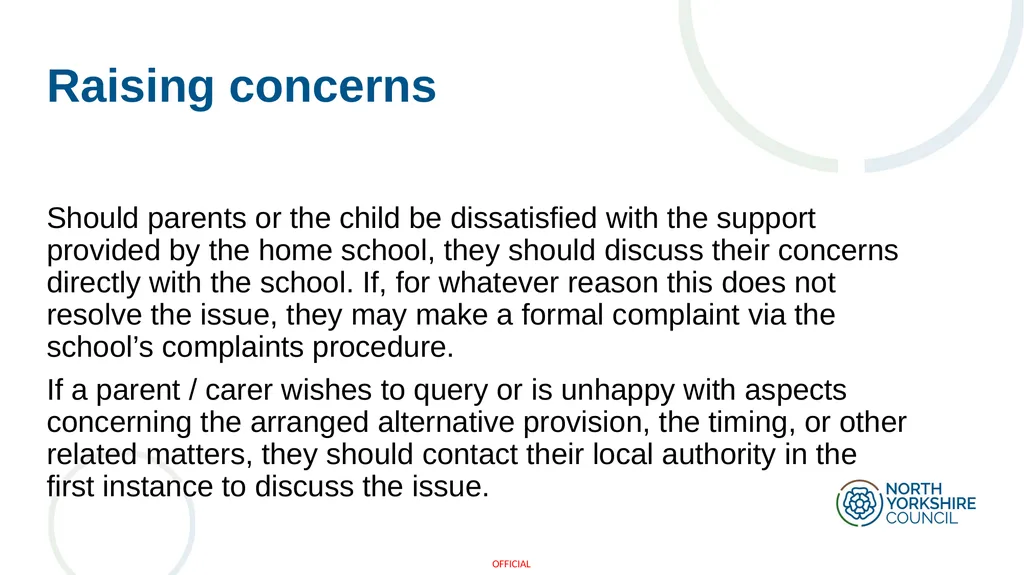 Arranging education for children who cannot attend - slide 21 of 30