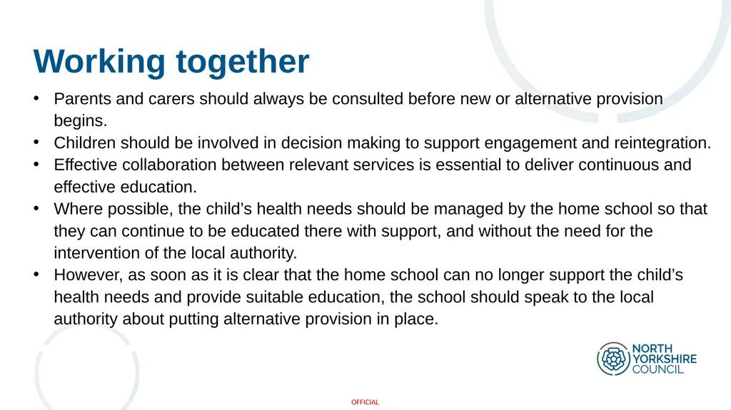 Arranging education for children who cannot attend - slide 10 of 30
