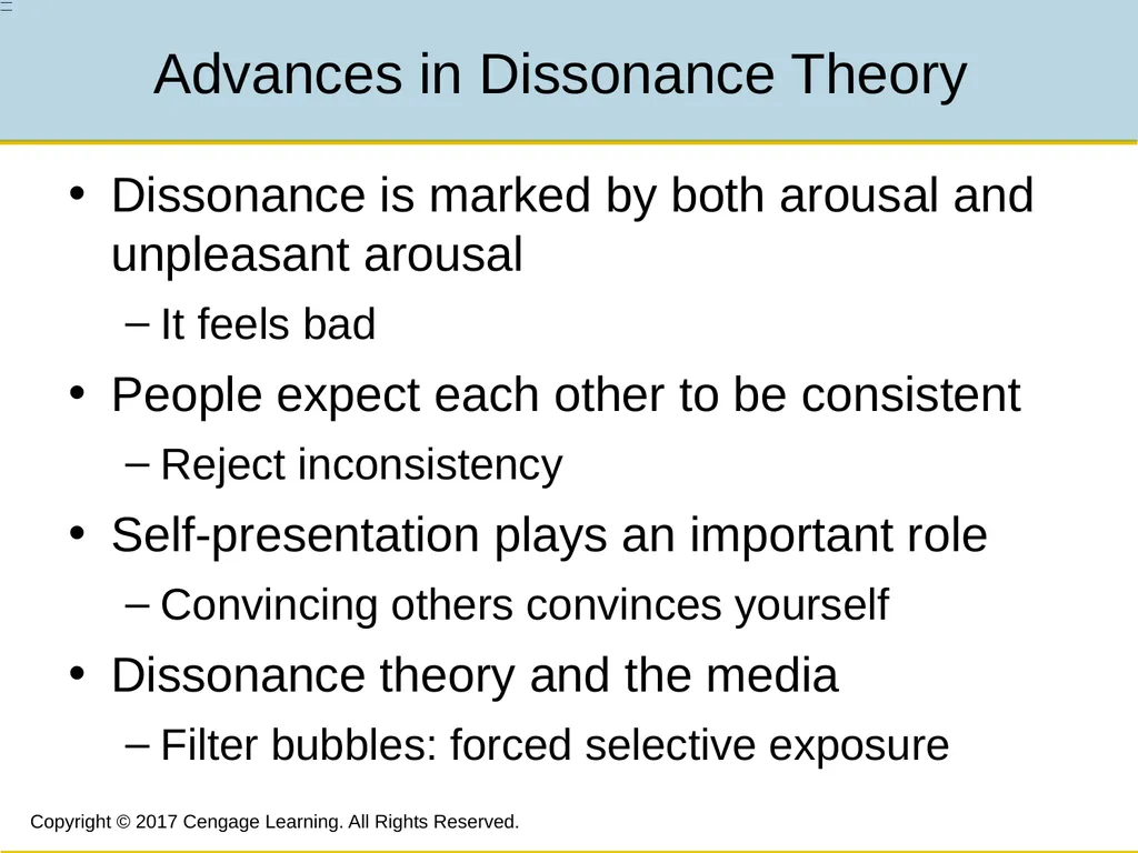 7 Attitudes, Beliefs, and Consistency Copyright © - slide 17 of 28