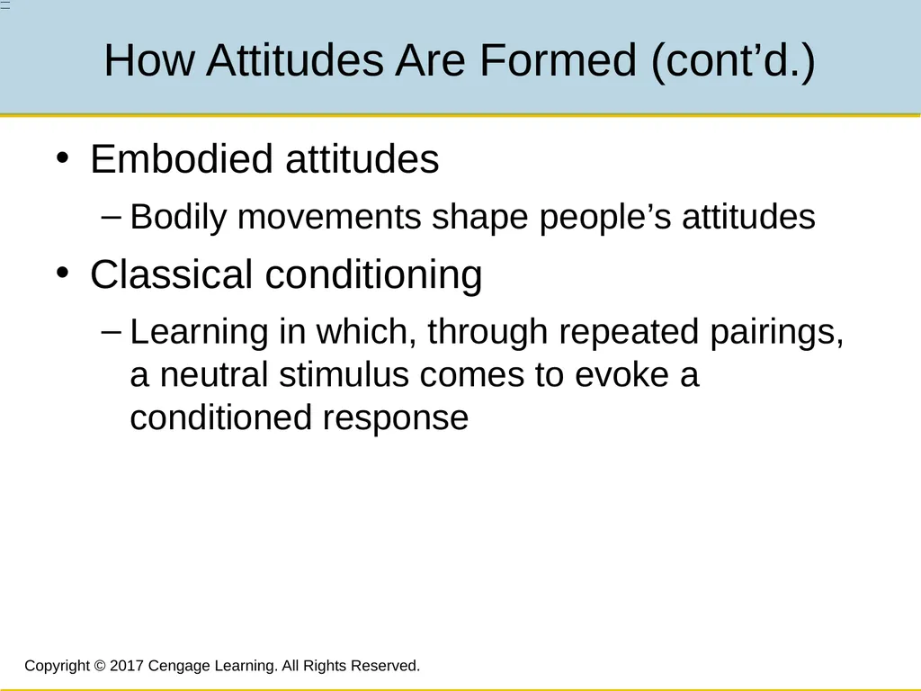 7 Attitudes, Beliefs, and Consistency Copyright © - slide 8 of 28
