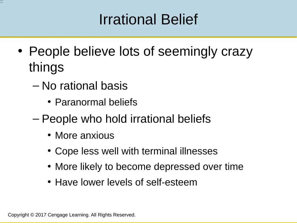 7 Attitudes, Beliefs, and Consistency Copyright © - slide 27 of 28