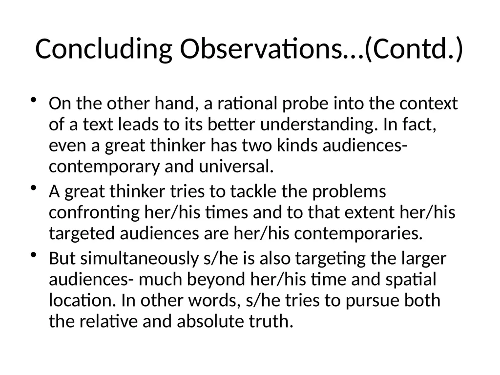 Contextual approach It stands for a study of a - slide 8 of 9