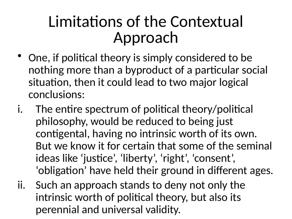 Contextual approach It stands for a study of a - slide 4 of 9