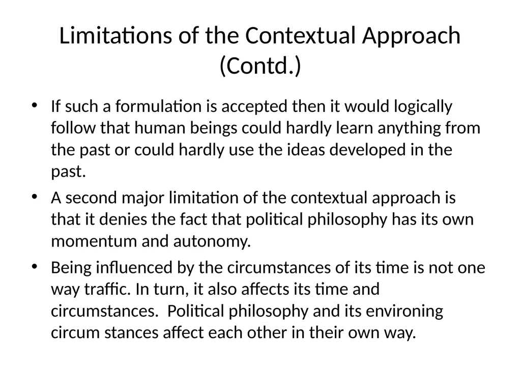 Contextual approach It stands for a study of a - slide 5 of 9