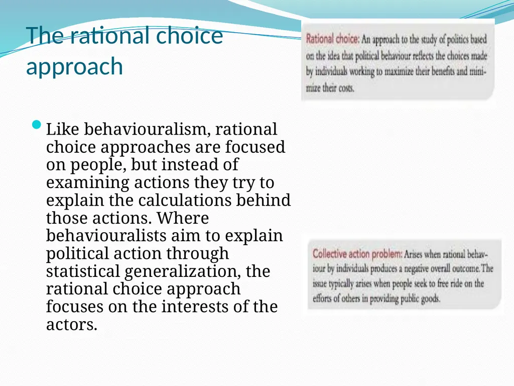 Theoretical approaches to understanding - slide 12 of 15