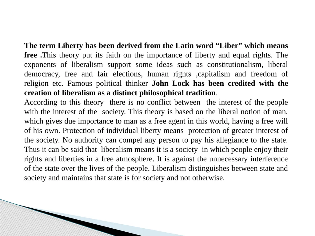 Liberal Approach to the study of Indian Politics - slide 4 of 14