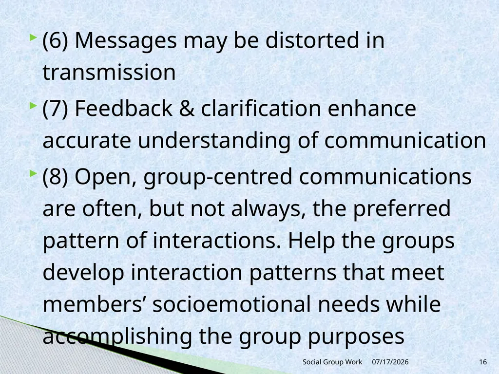 Unit 3 Group process and group dynamics 3.2 - slide 16 of 18