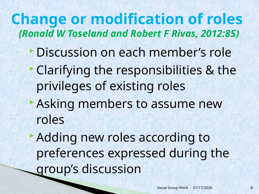Unit 3 Group process and group dynamics 3.2 - slide 8 of 18