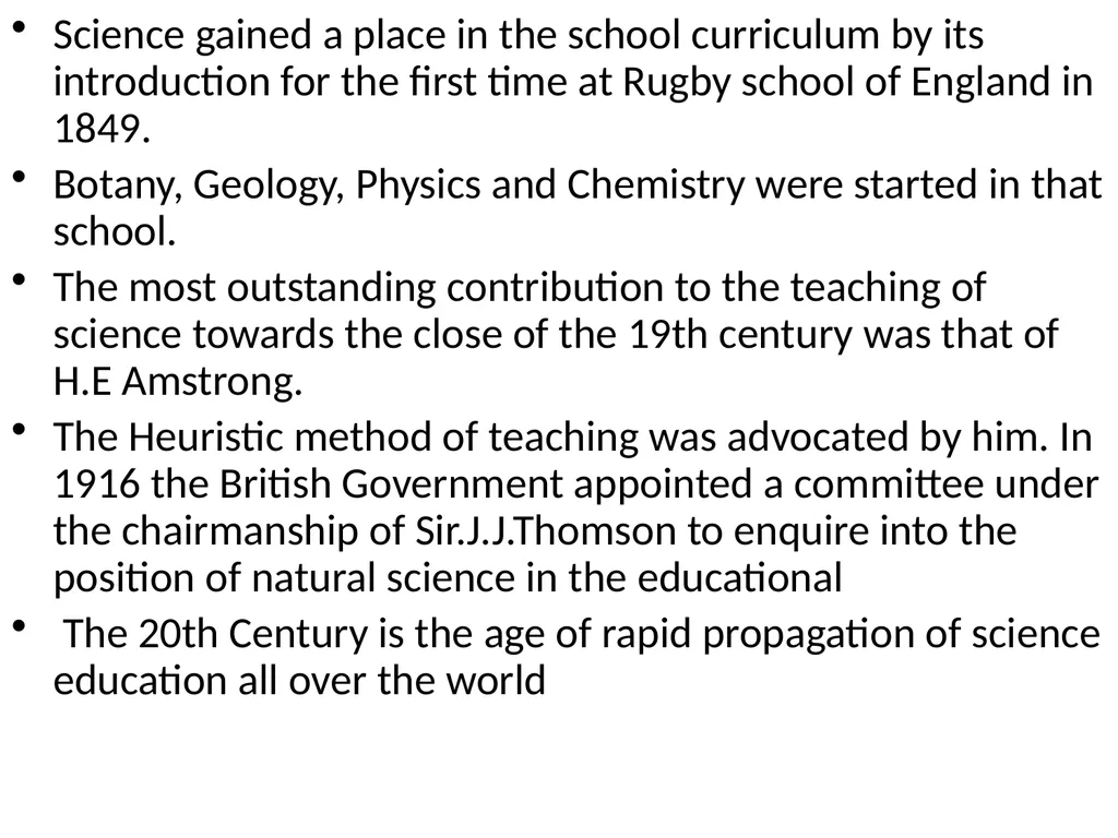 Science education in contemporary India At primary - slide 4 of 15