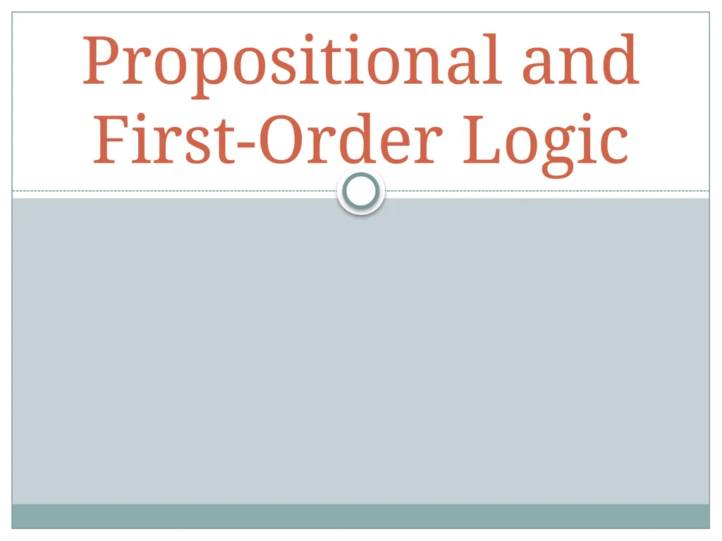 Module - 3 1 Knowledge Representation - slide 2 of 38