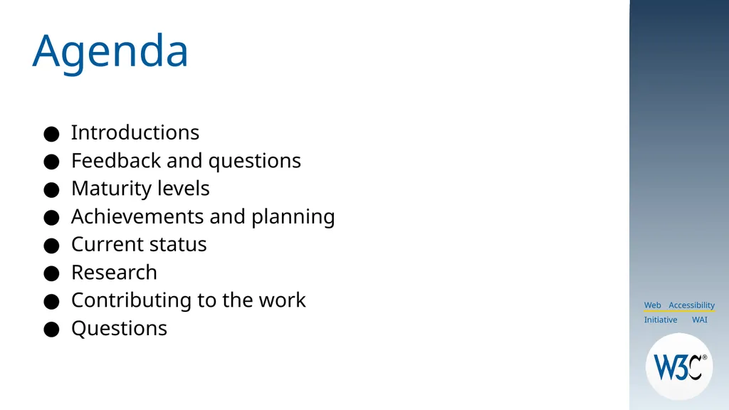 WCAG 3: The True Story! CSUN 2025 Slides are - slide 3 of 37