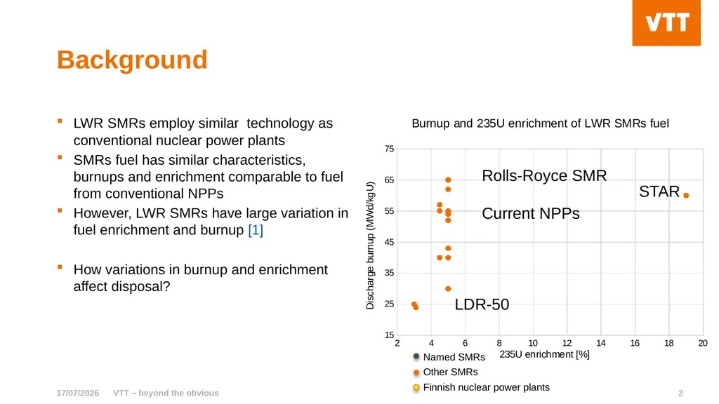 VTT – beyond the obvious Characterisation and - slide 2 of 16