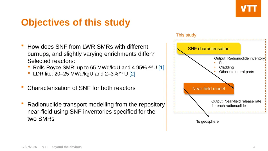 VTT – beyond the obvious Characterisation and - slide 3 of 16