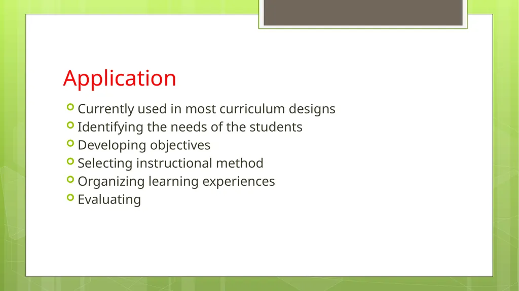 BED202: Unit 2 Dimensions of Curriculum By: - slide 49 of 68
