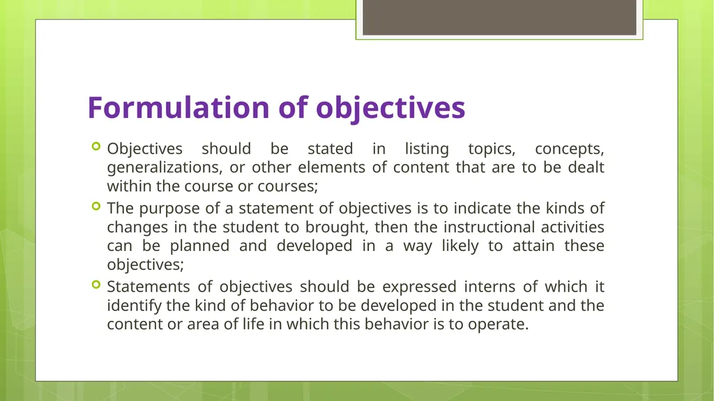 BED202: Unit 2 Dimensions of Curriculum By: - slide 26 of 68