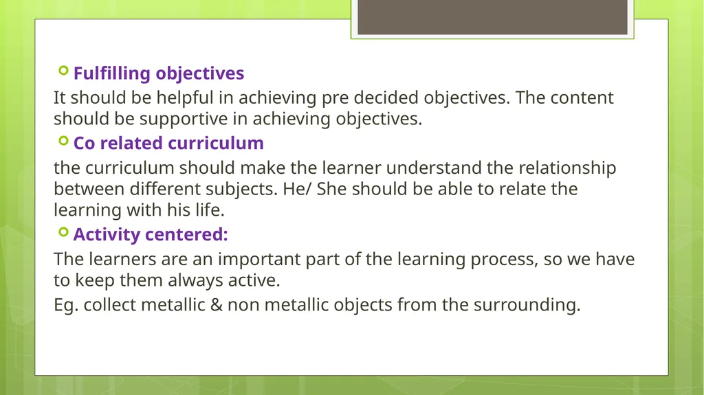 BED202: Unit 2 Dimensions of Curriculum By: - slide 12 of 68