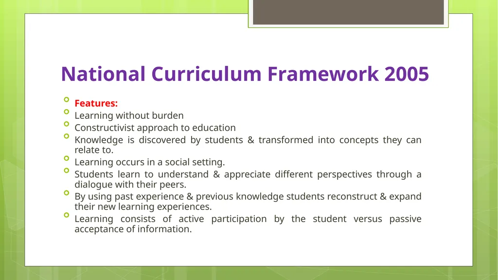 BED202: Unit 2 Dimensions of Curriculum By: - slide 65 of 68
