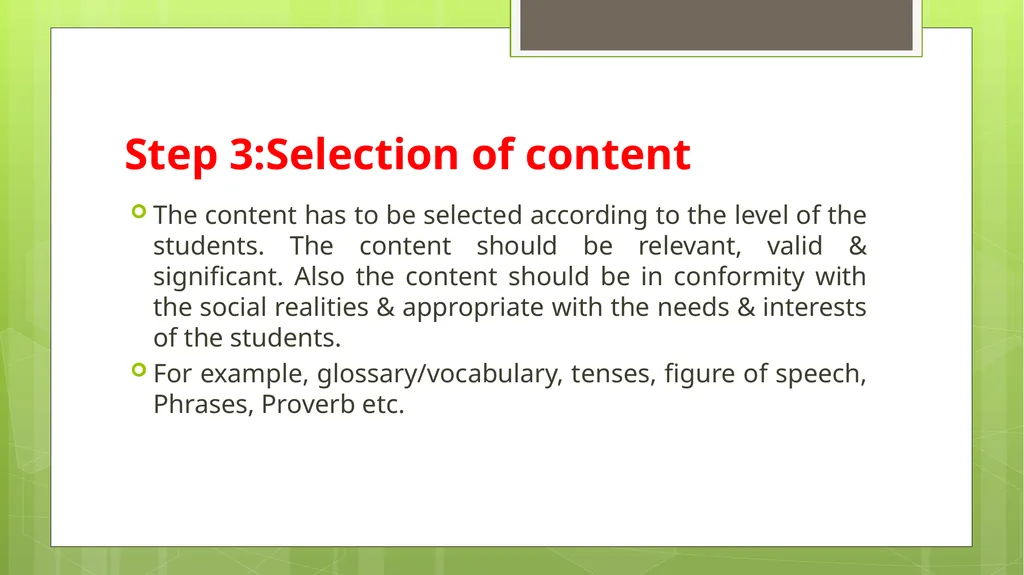 BED202: Unit 2 Dimensions of Curriculum By: - slide 44 of 68