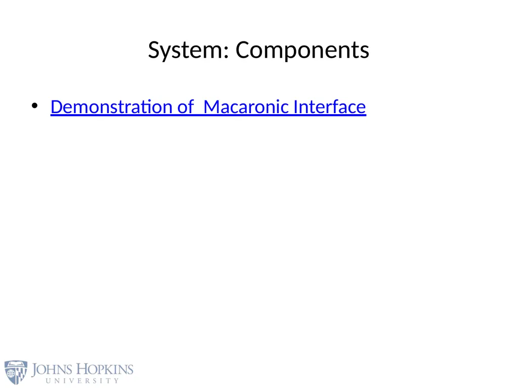 User Modeling in Language Learning with Macaronic - slide 18 of 73