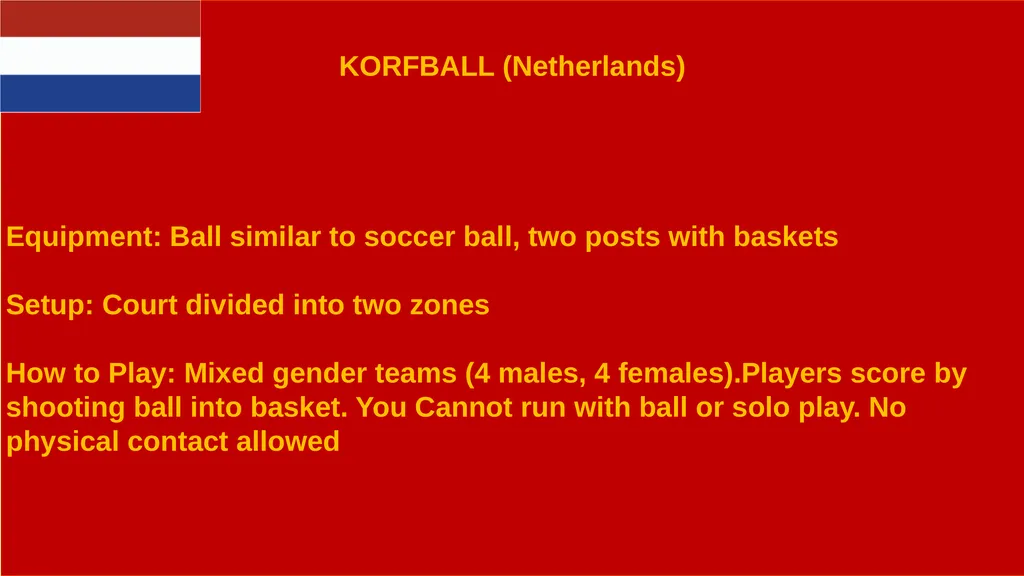 TEN GAMES FOR PHYSICAL EDUCATION FROM AROUND THE - slide 17 of 33