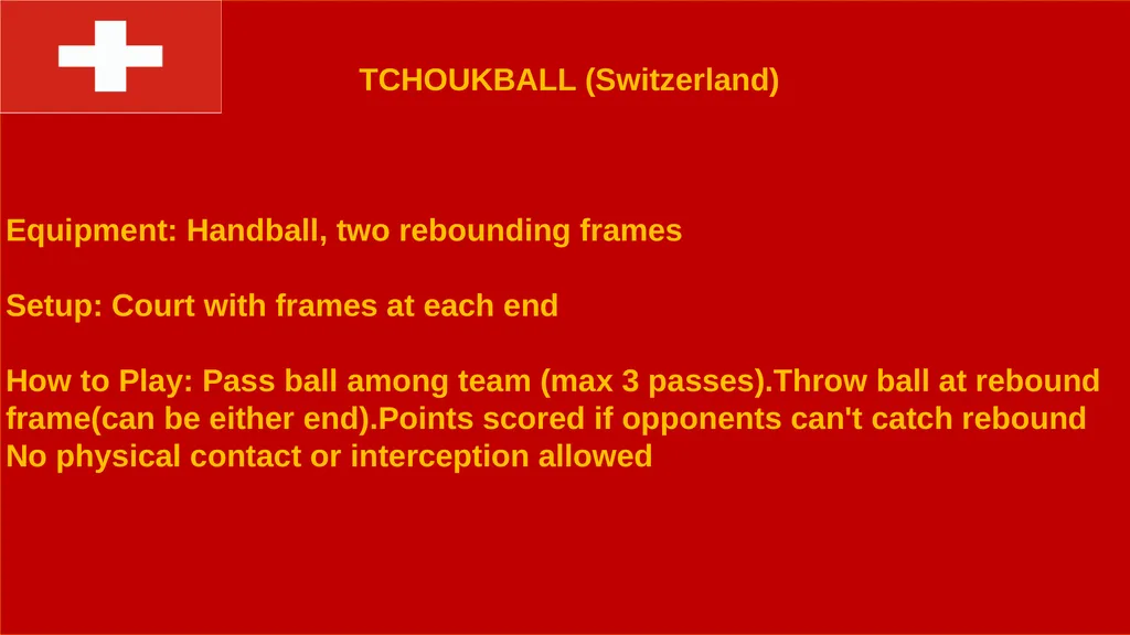 TEN GAMES FOR PHYSICAL EDUCATION FROM AROUND THE - slide 5 of 33